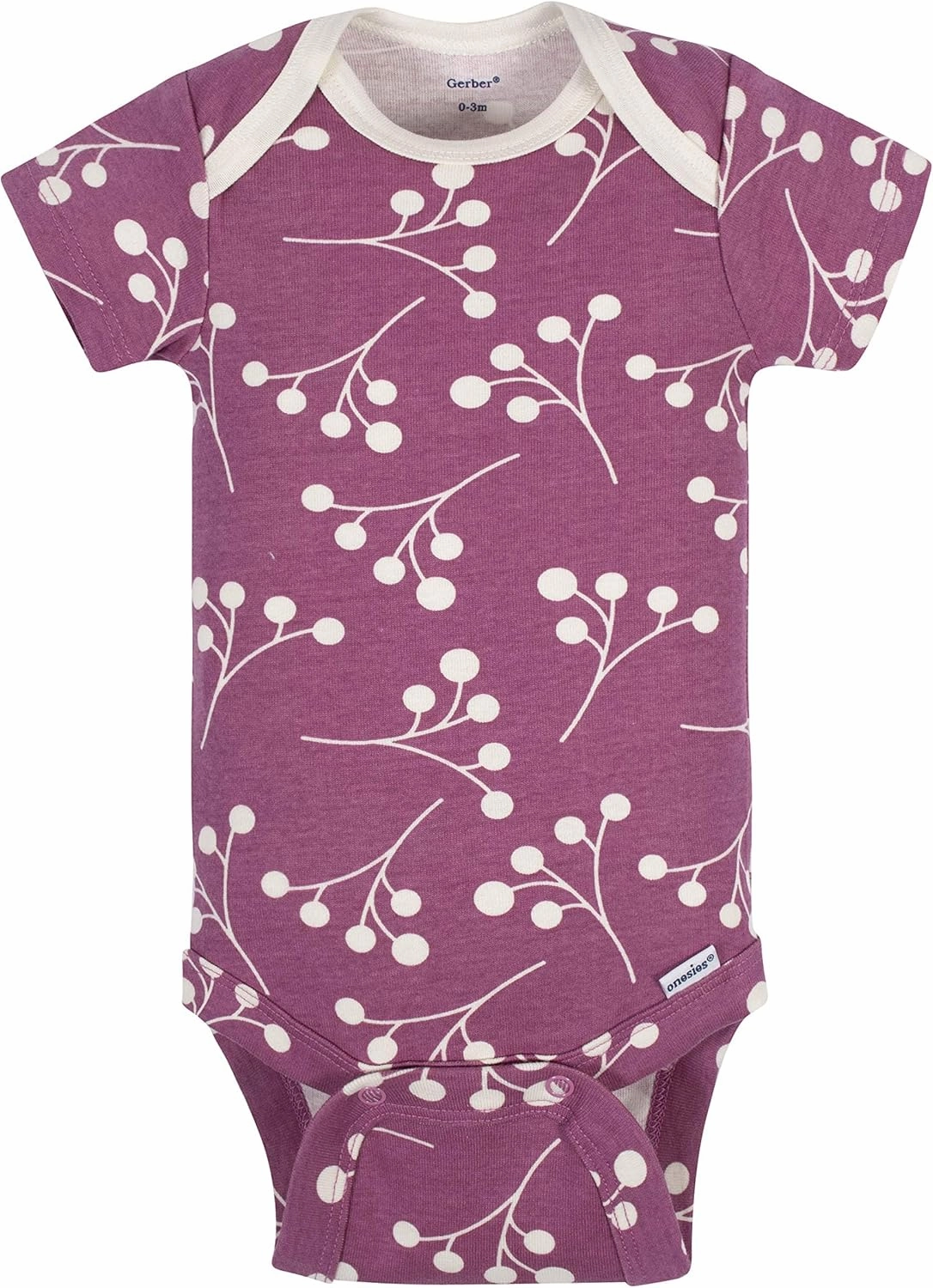 Grow by Gerber baby-girls 5-pack Short-sleeve Onesies Bodysuits