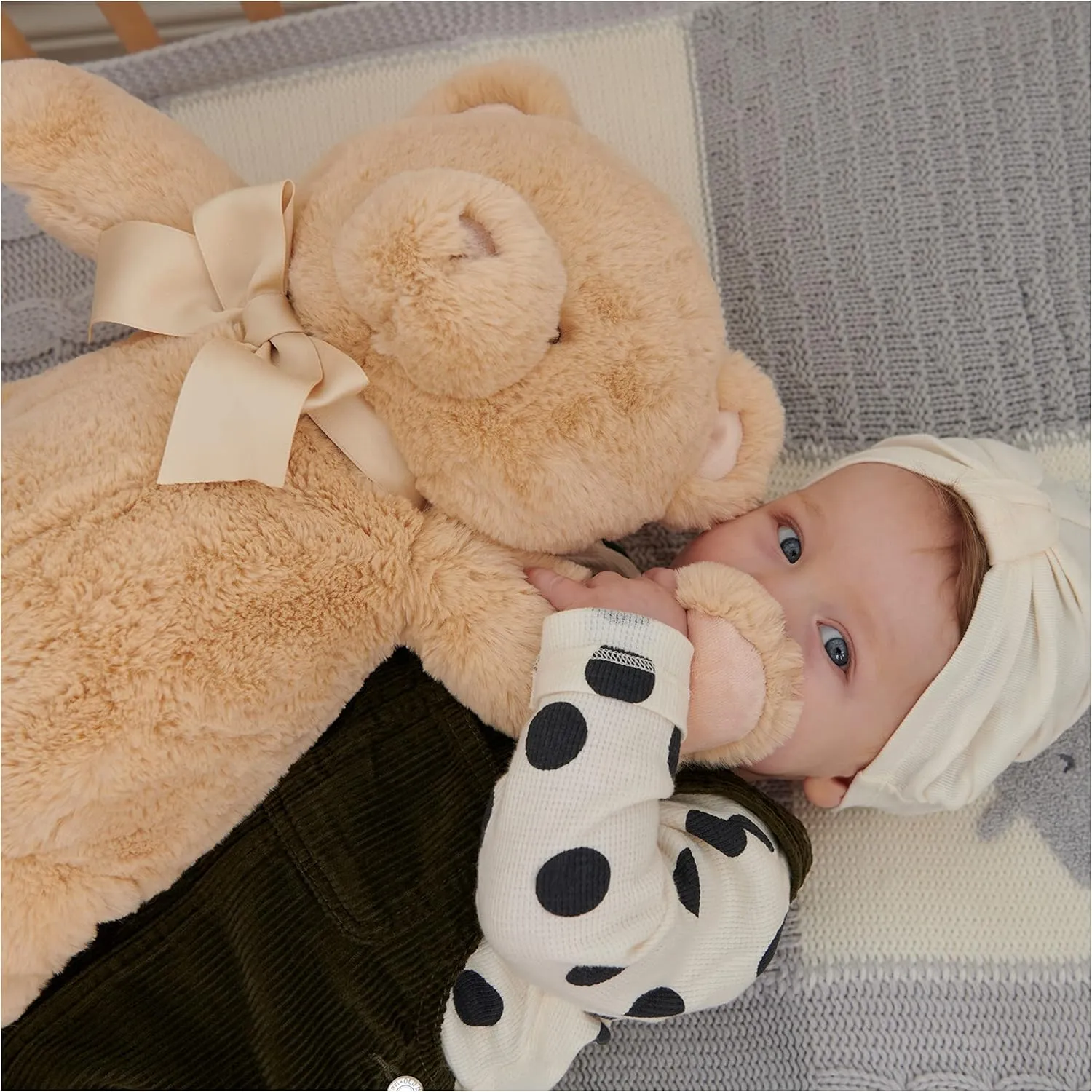 GUND Baby My First Friend Teddy Bear, Tan, Ultra Soft Animal Plush Toy for Babies and Newborns
