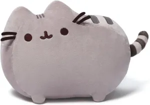 GUND Pusheen The Cat Classic Pose Plush, Kawaii Plush Cat Stuffed Animal for Ages 8 and Up, Gray, 12”