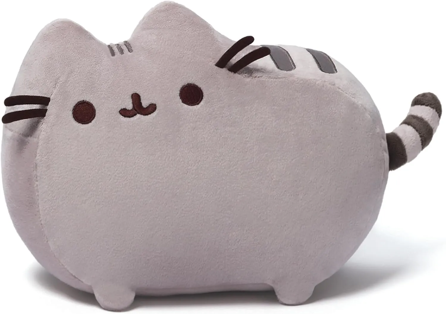 GUND Pusheen The Cat Classic Pose Plush, Kawaii Plush Cat Stuffed Animal for Ages 8 and Up, Gray, 12”