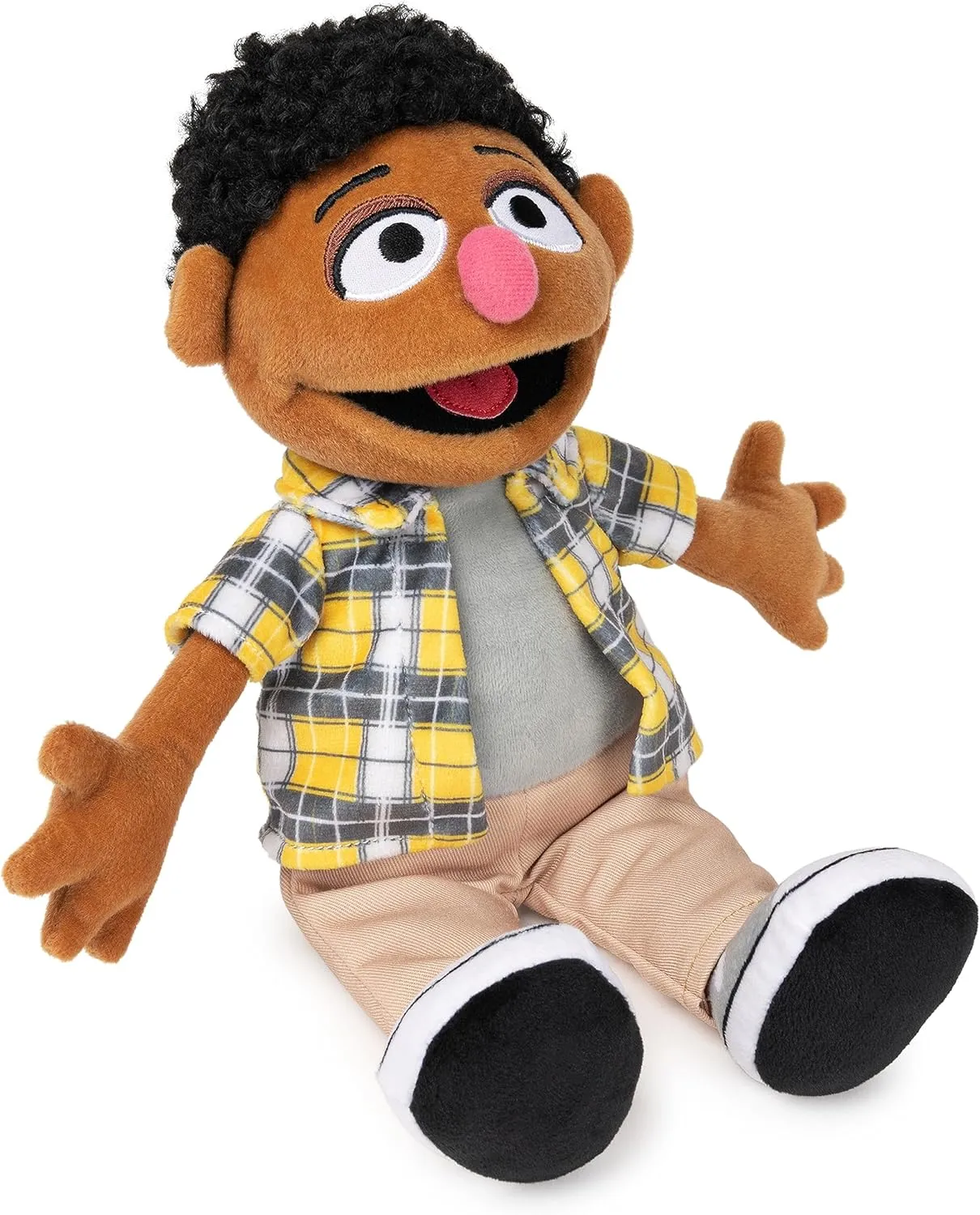 GUND Sesame Street Official Tamir Plush, Premium Plush Doll for Ages 1 & Up, 13”