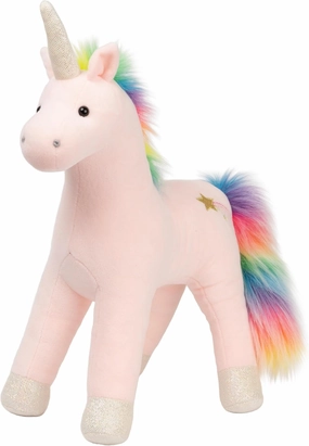GUND Starflower Rainbow Unicorn Stuffed Animal, Plush Unicorn for Ages 1 and Up, Pink, 15”