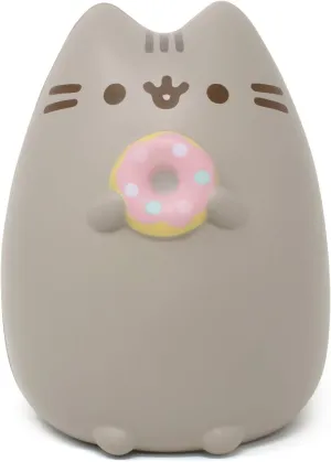 Hamee Pusheen Cat Slow Rising Cute Jumbo Squishy Toy (Bread Scented, 6.3 inch) [Birthday Gift Bags, Party Favors, Gift Basket Filler, Stress Relief Toys] - Pusheen with Donut