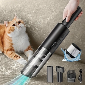 Handheld Cordless Car Vacuum Cleaner – 6000Pa Suction
