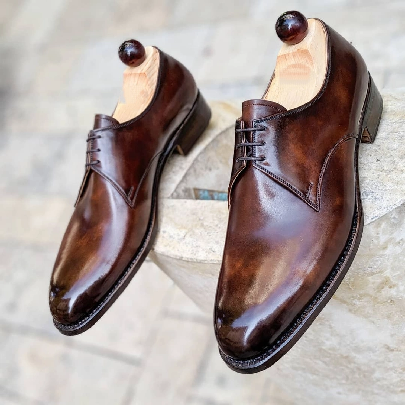 Handmade Calfskin Classic Oxford Shoes