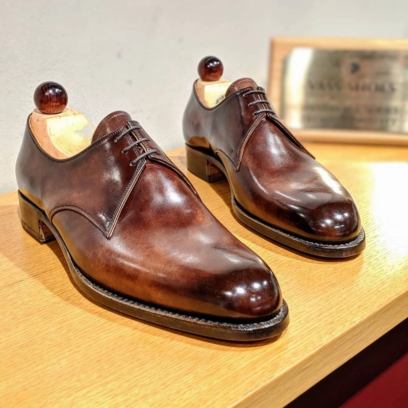 Handmade Calfskin Classic Oxford Shoes