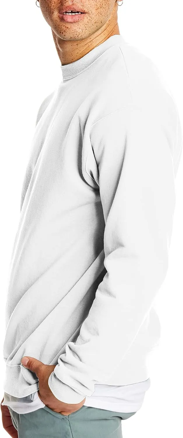 Hanes Men's EcoSmart Fleece, Pullover Crewneck Sweatshirt, 1 or 2 Pack