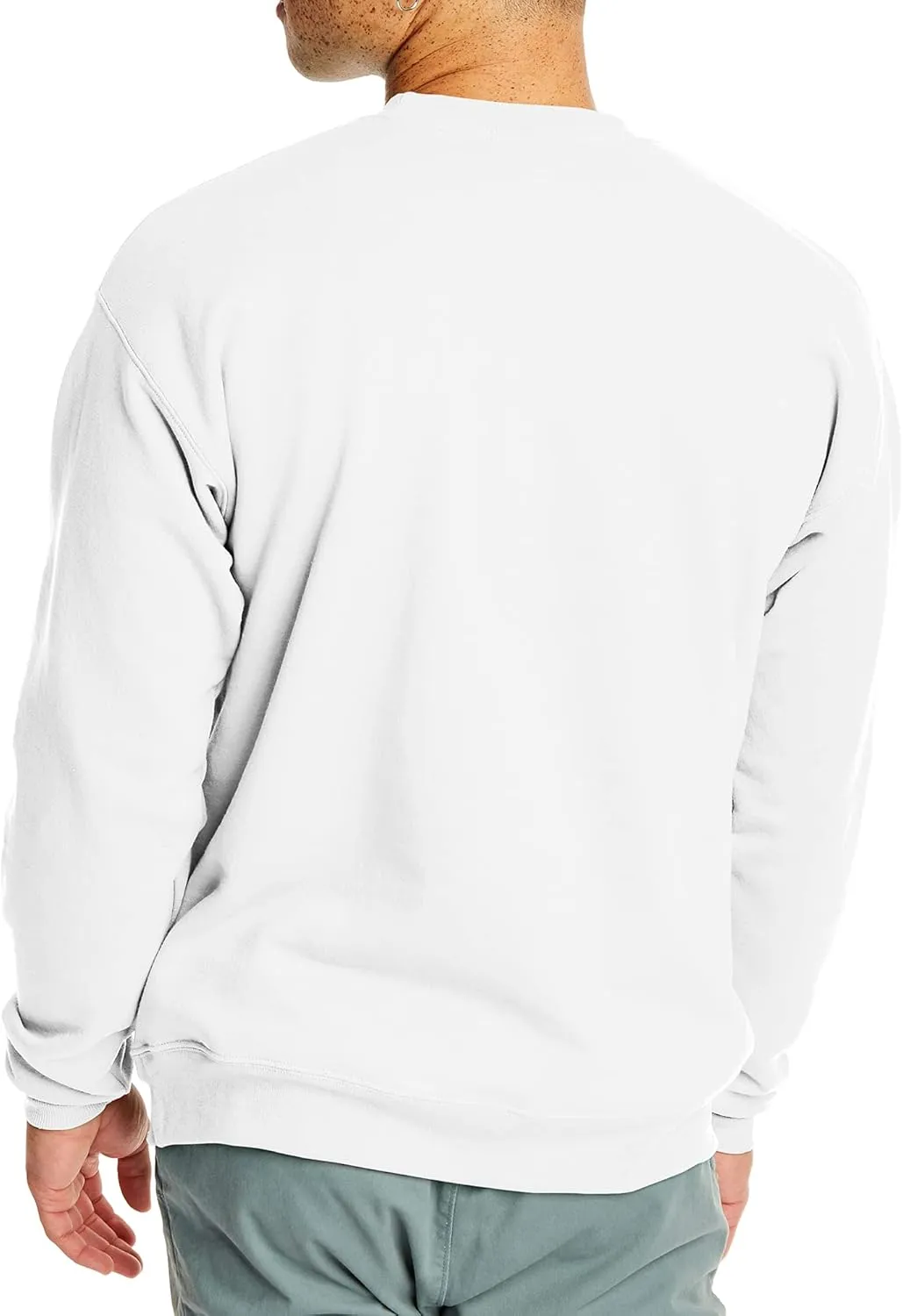 Hanes Men's EcoSmart Fleece, Pullover Crewneck Sweatshirt, 1 or 2 Pack