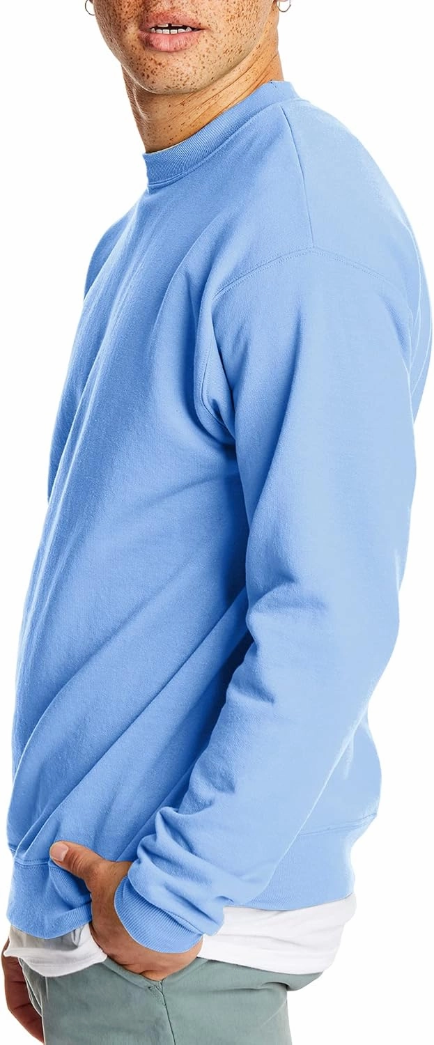 Hanes Men's EcoSmart Fleece, Pullover Crewneck Sweatshirt, 1 or 2 Pack