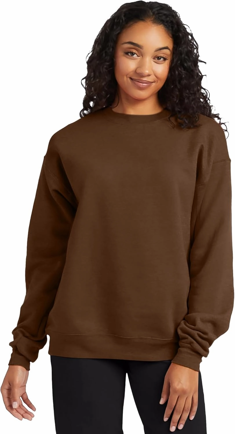Hanes Men's EcoSmart Fleece, Pullover Crewneck Sweatshirt, 1 or 2 Pack