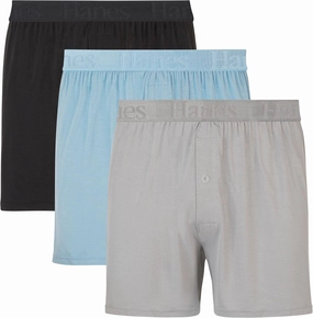 Hanes Men’s Originals SuperSoft Boxers (3 Pack)