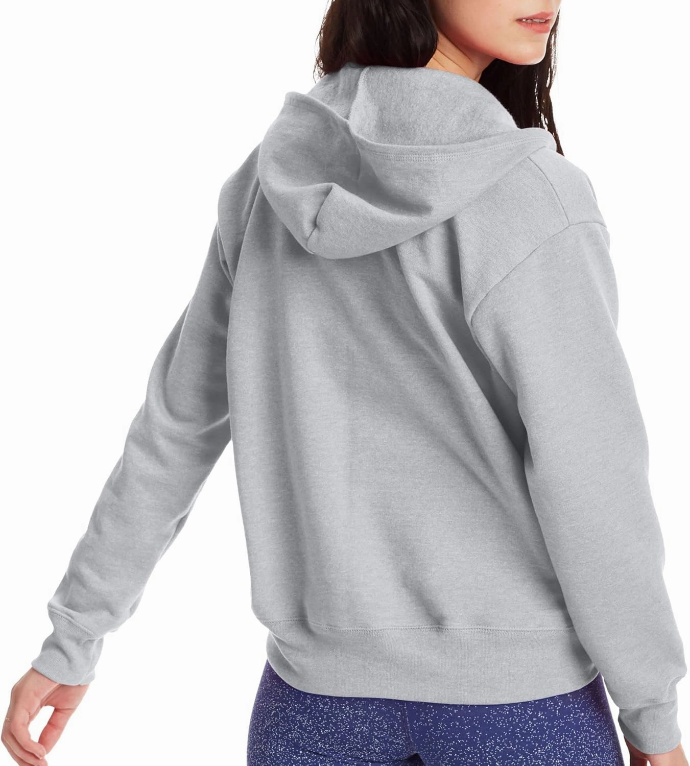 Hanes Women's Hoodie, Ecosmart Fleece Full-zip Hoodie, Zip-up Hooded Sweatshirt