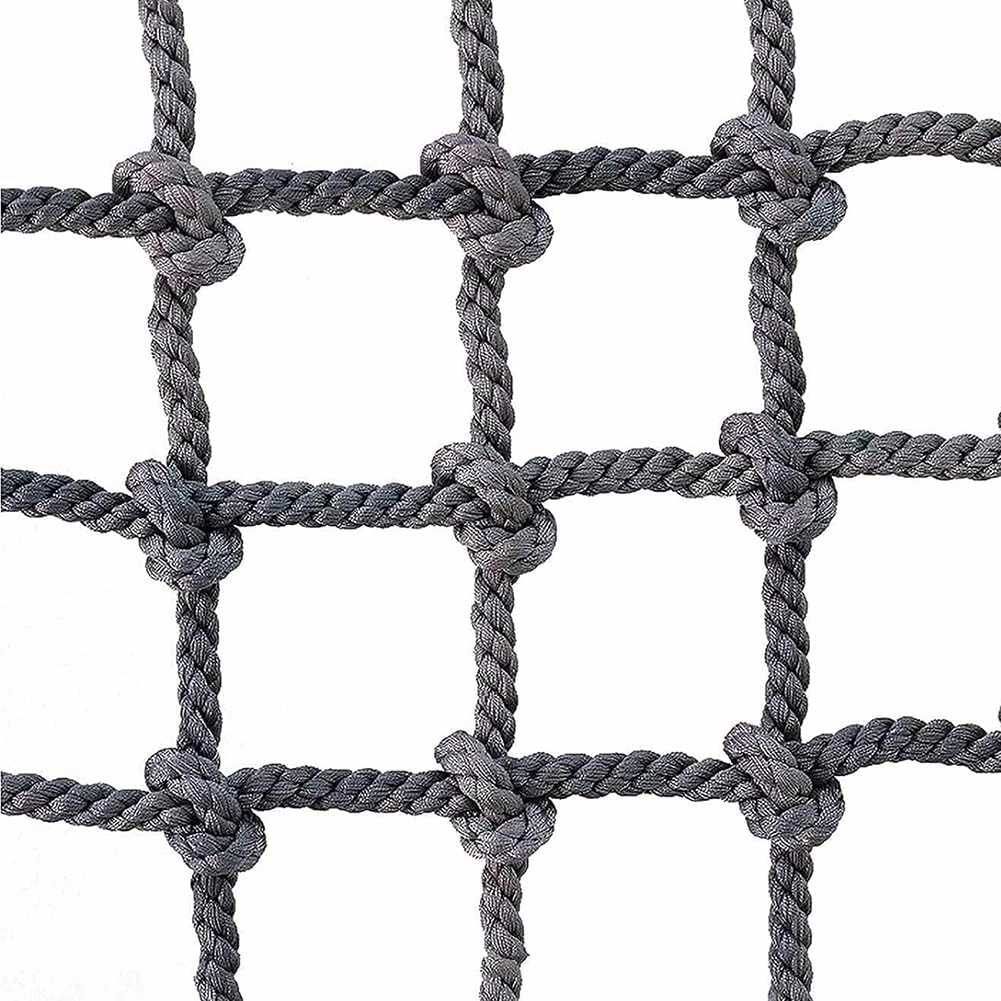 Heavy Duty Climbing Cargo Net, Nylon Child Safety Net Playground Net, Obstacle Training Rope Ladder Swing for Adults