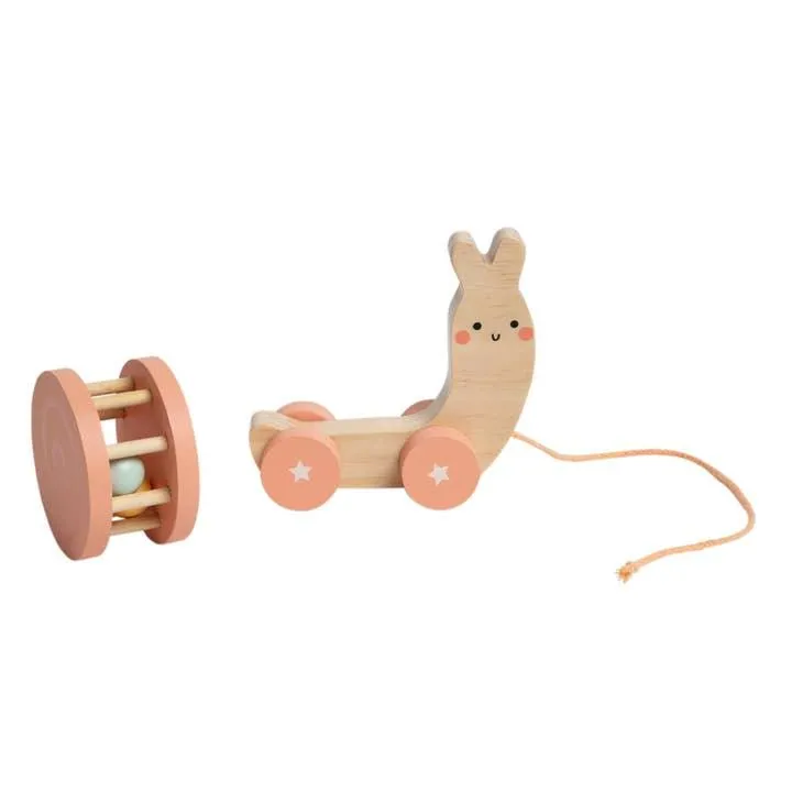 Heirloom Quality Toys | Snail Wooden Pull Toy | Pearhead