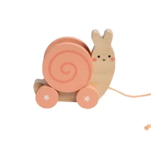 Heirloom Quality Toys | Snail Wooden Pull Toy | Pearhead