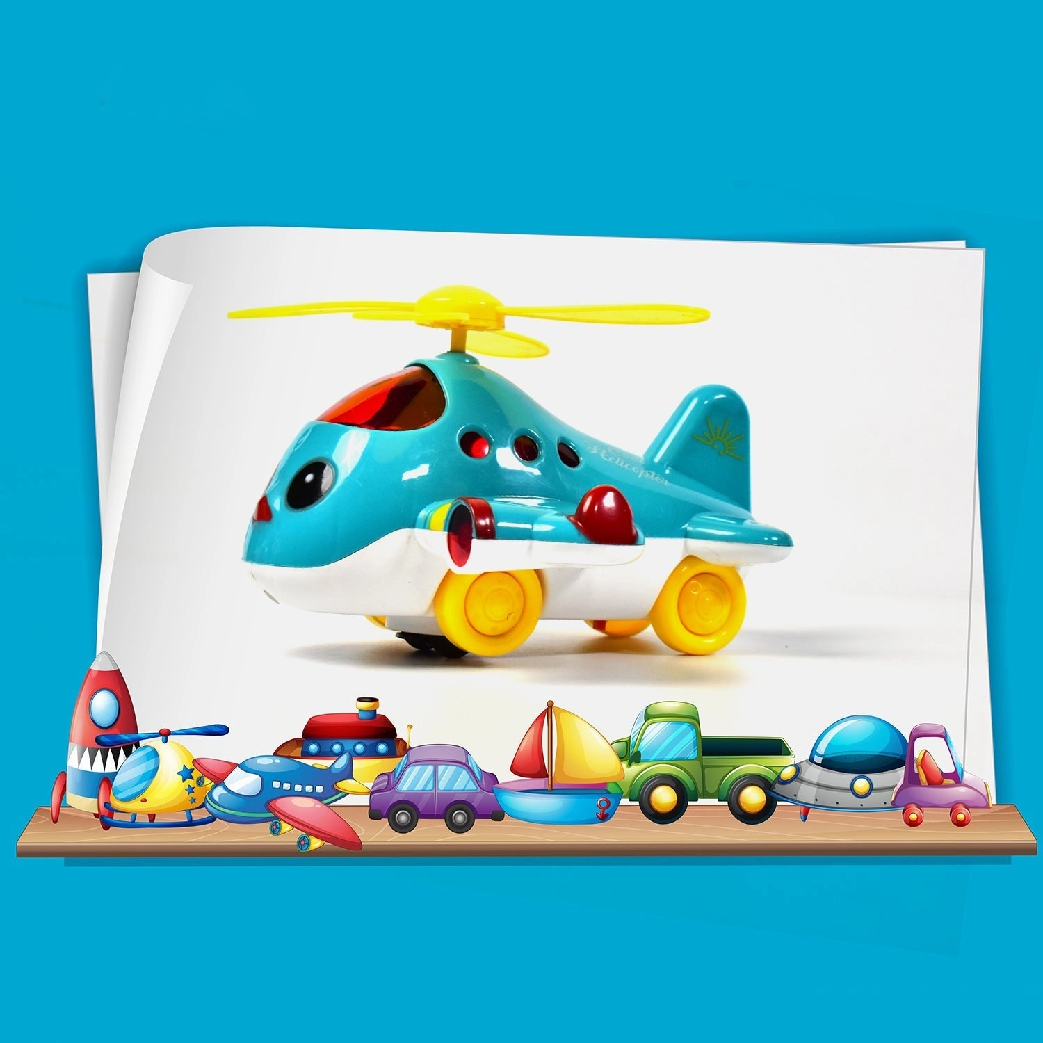 Helicopter Airplane Musical Toy Toddlers with Lights, Electronic Moving Cool Aeroplane, Baby Development Toys Plane for 6-18 Month Old Gift to Encourage Crawling