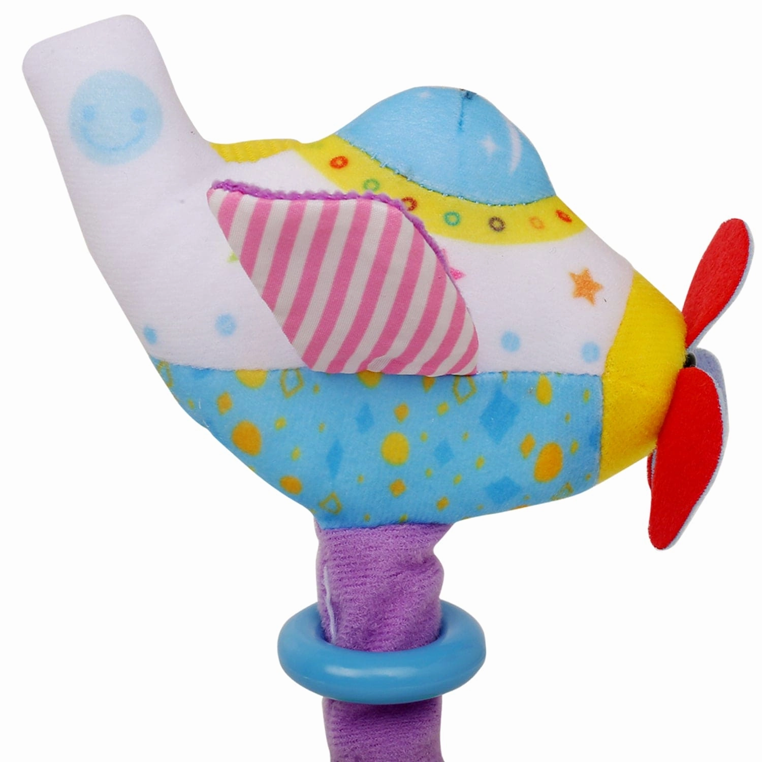 Helicopter Blue Handheld Rattle