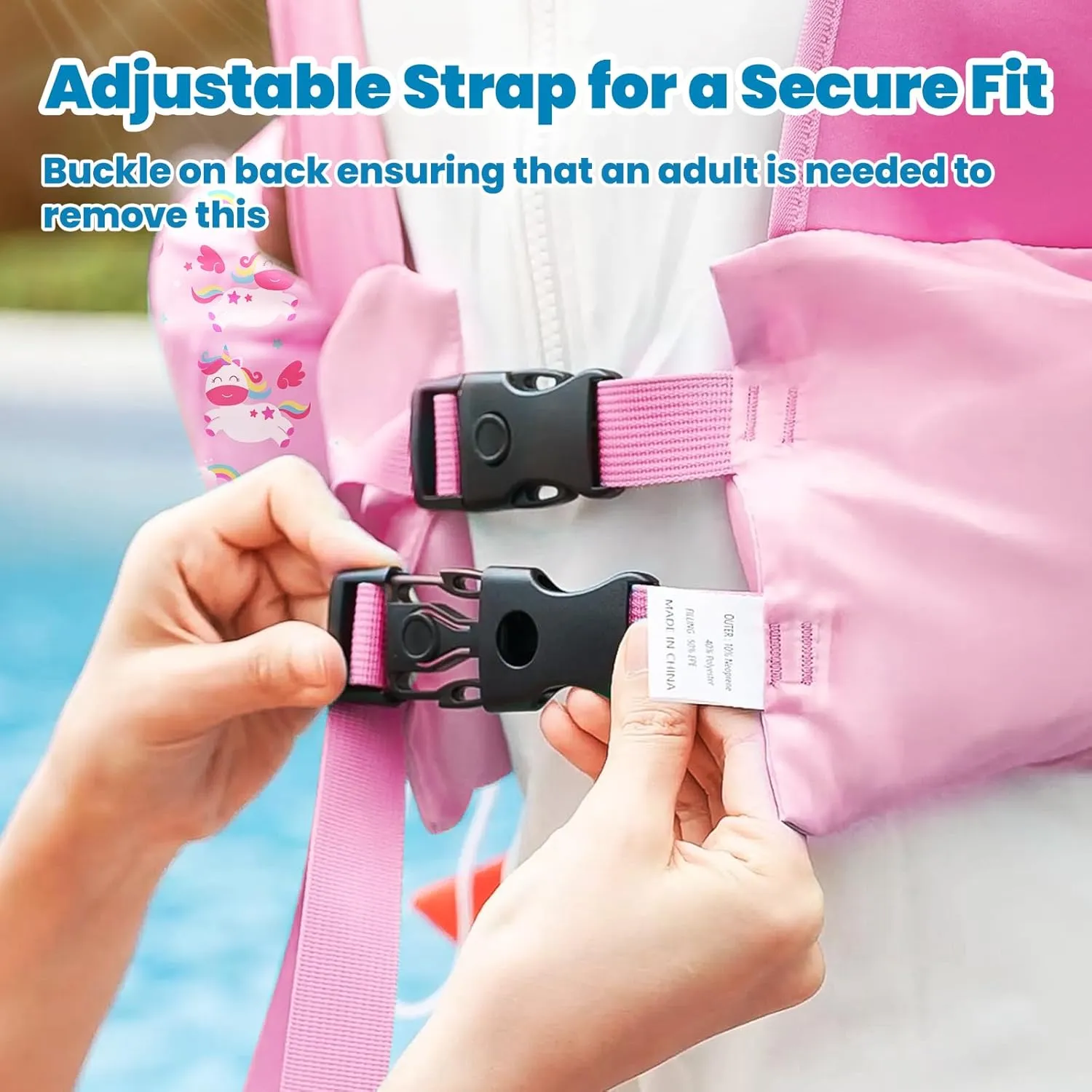 HeySplash Toddler Swim Vest, Toddler Floaties Fit 13-30 Lbs, Puddle Kids Jumper with Adjustable Strap, Pool Float Jacket Arm Floaties Baby Floatie Water Wing, Pool Sea Swimming Aid