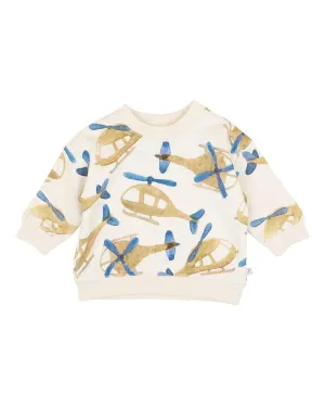 HIGH FLYER PRINT SWEATSHIRT