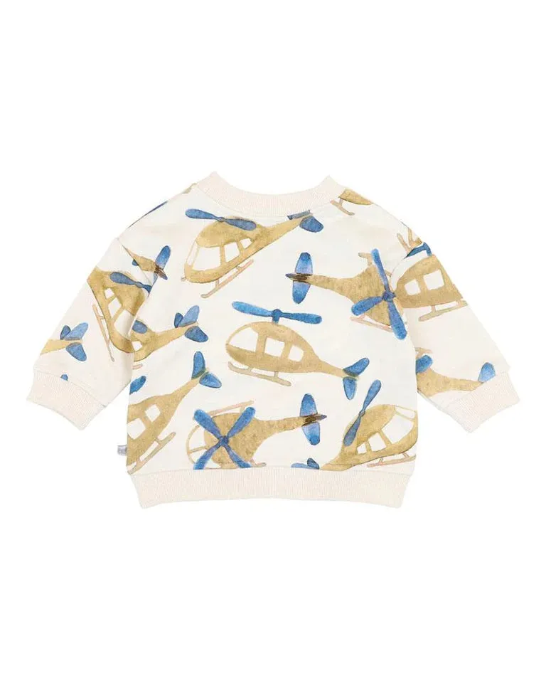 High Flyer Print Sweatshirt
