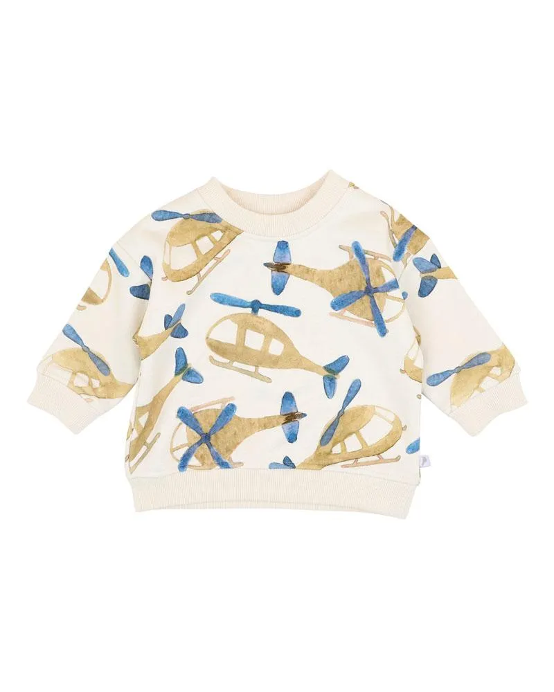HIGH FLYER PRINT SWEATSHIRT