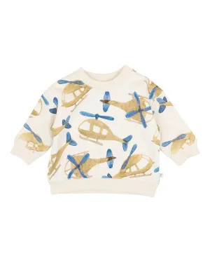 HIGH FLYER PRINT SWEATSHIRT