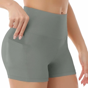 High Waisted Biker Shorts for Women Women's Hip Running Five Point Fitness Pants High Waisted Hip Tight