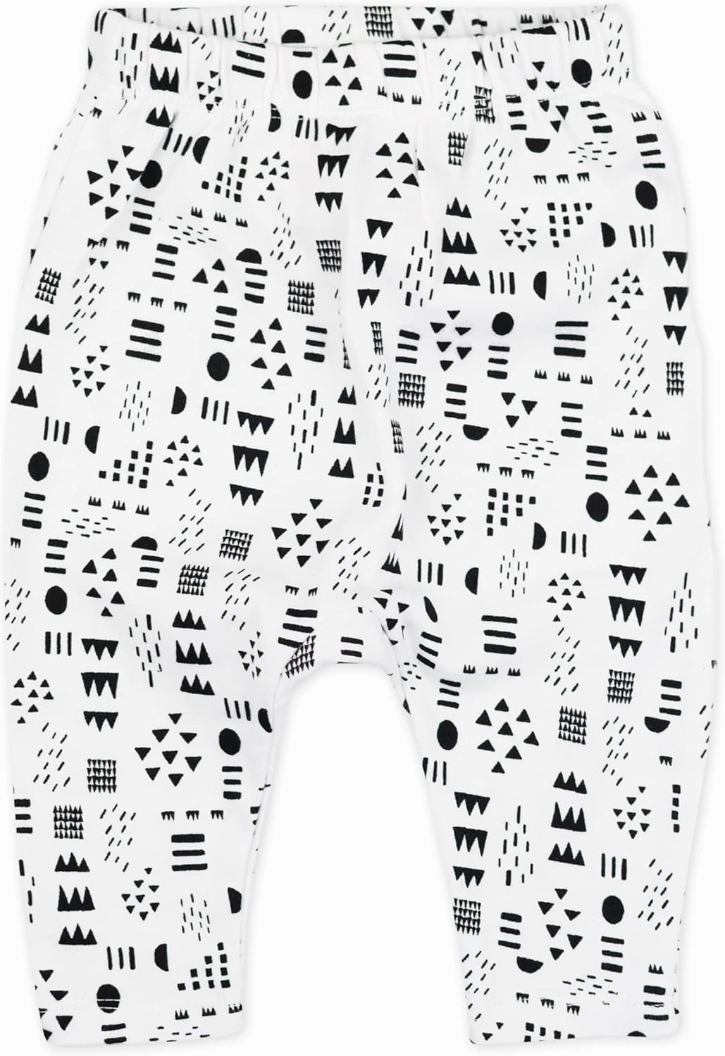 HonestBaby Multipack Harem Pants Roomy Fit Pull on Bottoms 100% Organic Cotton for Infant Baby Boys, Girls, Unisex