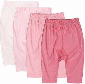 HonestBaby Multipack Harem Pants Roomy Fit Pull on Bottoms 100% Organic Cotton for Infant Baby Boys, Girls, Unisex
