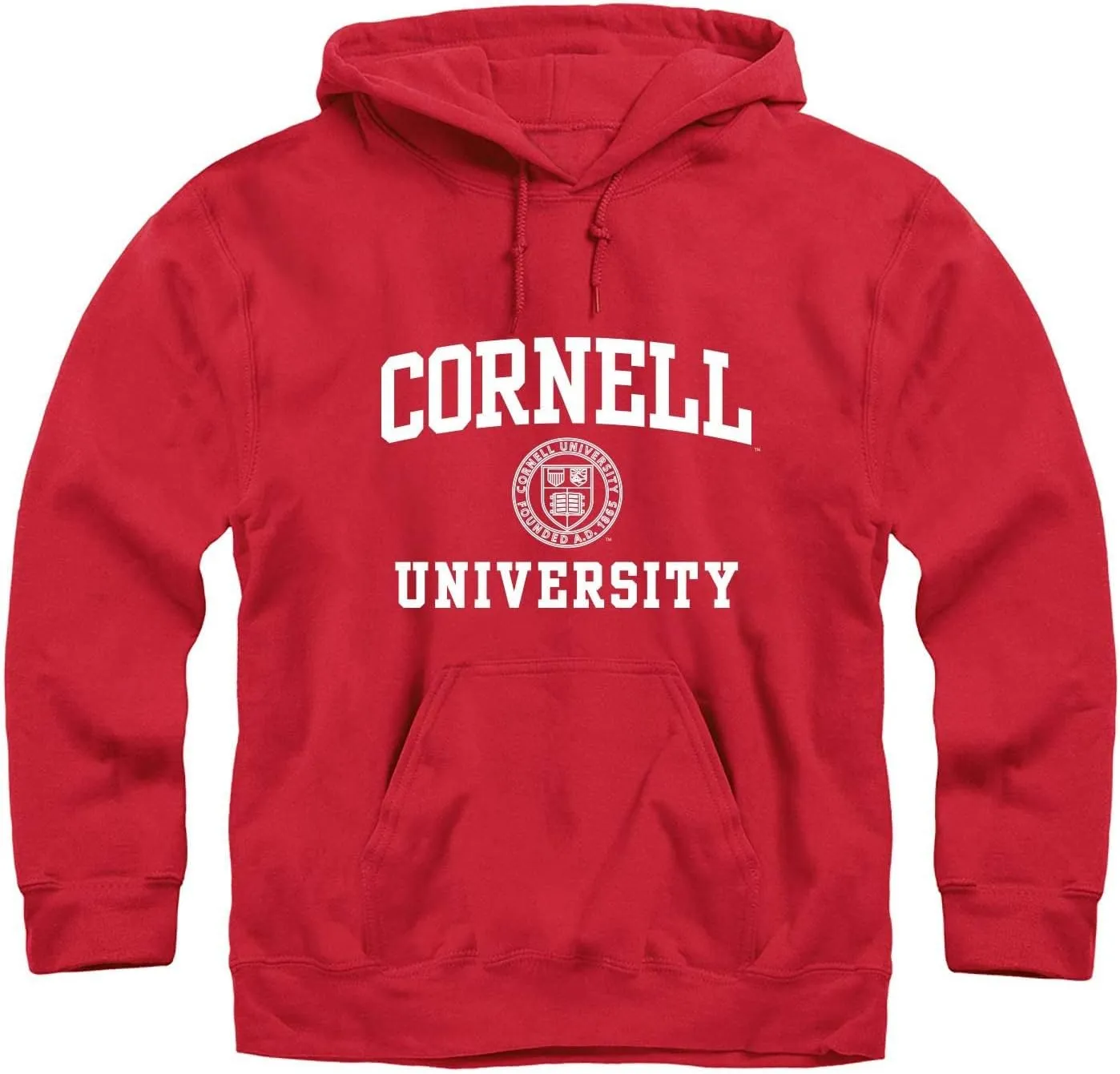 Hoodie Sweatshirt, Unisex, Premium Cotton, Classic Arch with University Crest Logo