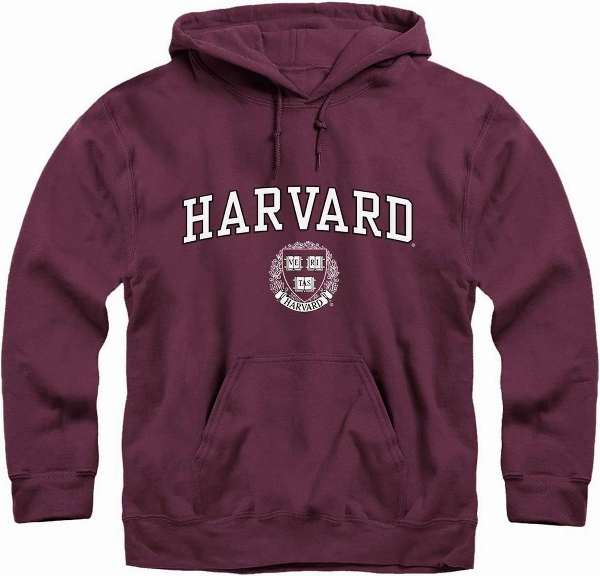 Hoodie Sweatshirt, Unisex, Premium Cotton, Classic Arch with University Crest Logo
