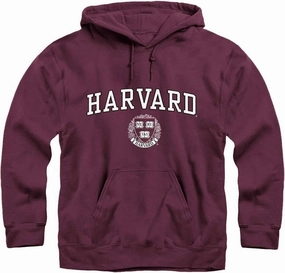 Hoodie Sweatshirt, Unisex, Premium Cotton, Classic Arch with University Crest Logo