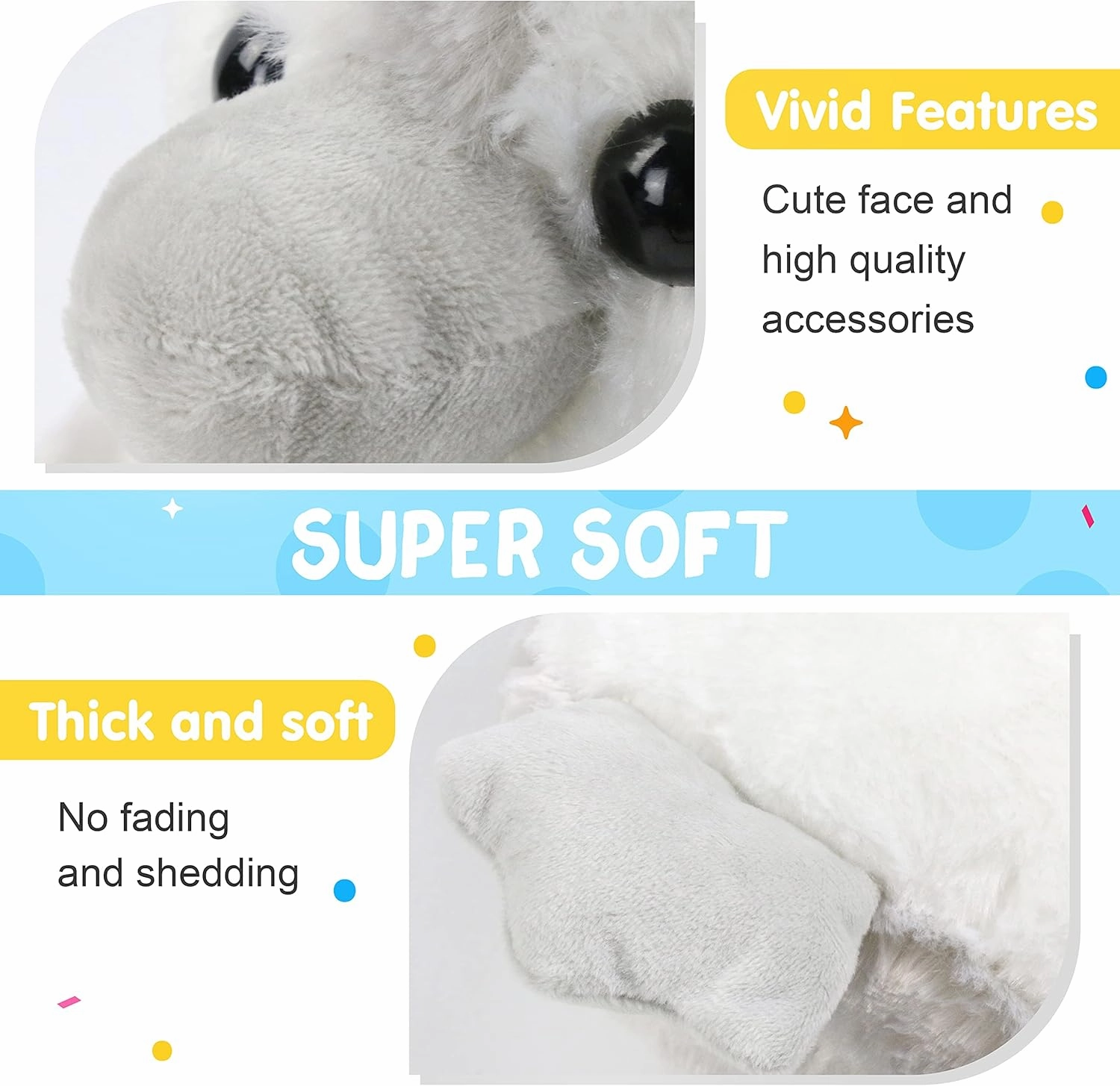 Houwsbaby 12'' LED Light Up Penguin Stuffed Animal Plush Toy for Kids Night Light Glowing and Huggable Soft Plush Toy Present for Kids Baby Boys Girls Birthday Festival Christmas