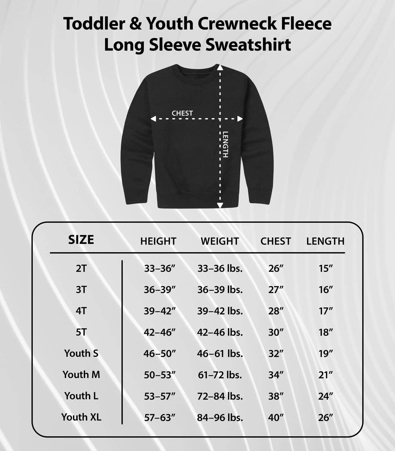 HYBRID APPAREL - Peanuts - Lucy and Schroeder Valentine's Piano - Toddler and Youth Crewneck Fleece Sweatshirt