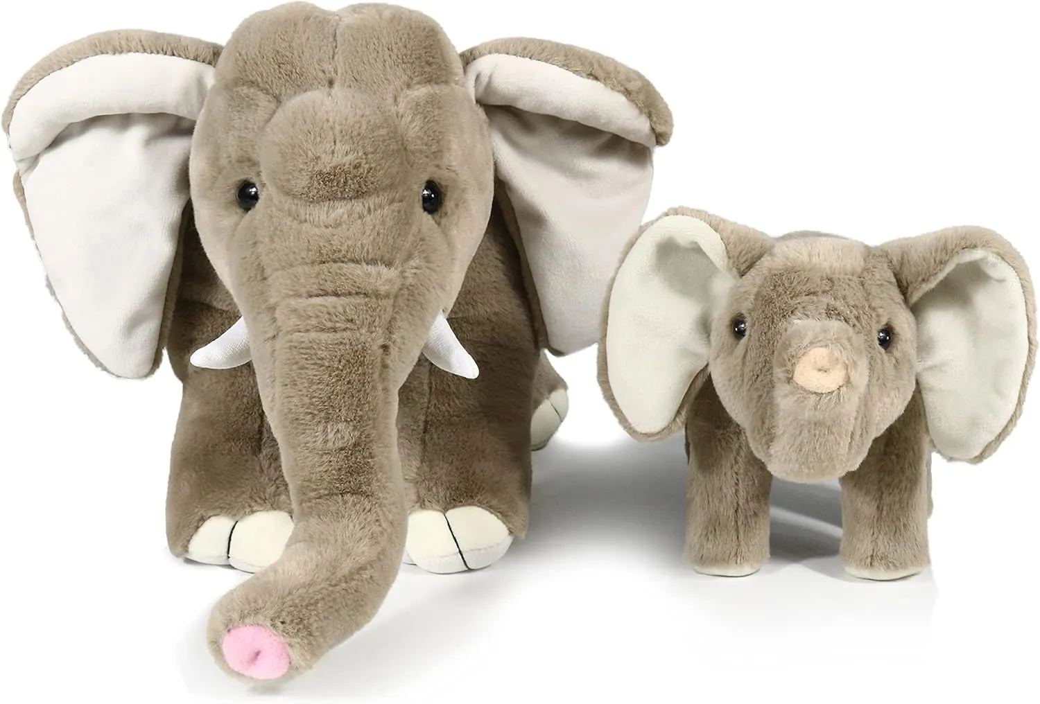 Ice King Bear Mom and Baby Stuffed Animals Set Zoo Wild Animals (Elephant)