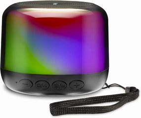 iHome Bluetooth Speaker with Color Changing Lights, Rechargeable and Portable Speaker with 18 Hour Battery Life (iBT64BZ)