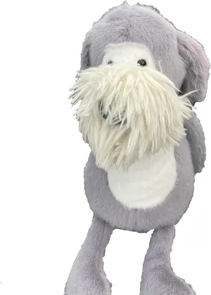 IKASA Dog Puppy Stuffed Animals Plush Toys,14" Cute Plushie Soft Small Cuddly Toy, Gifts for Family Kids Girls Boys