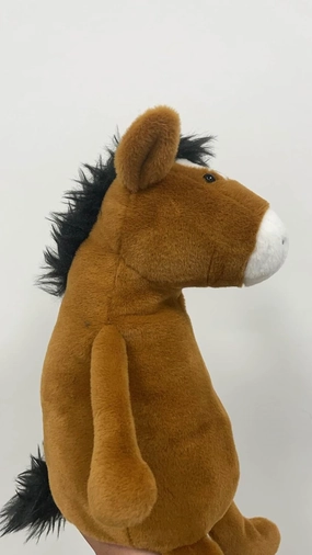 IKASA Horse Stuffed Animals Plush Toys,14.5" Cute Plushie Soft Cuddly Fluffly Toy, Gifts for Kids Girls