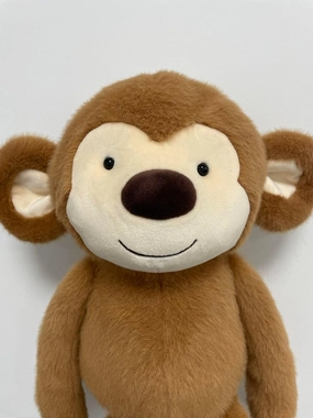 IKASA Monkey Stuffed Animals Plush Toys,15" Cute Plushie Soft Cuddly Fluffly Toy,Gifts for Family Kids Girls Boys
