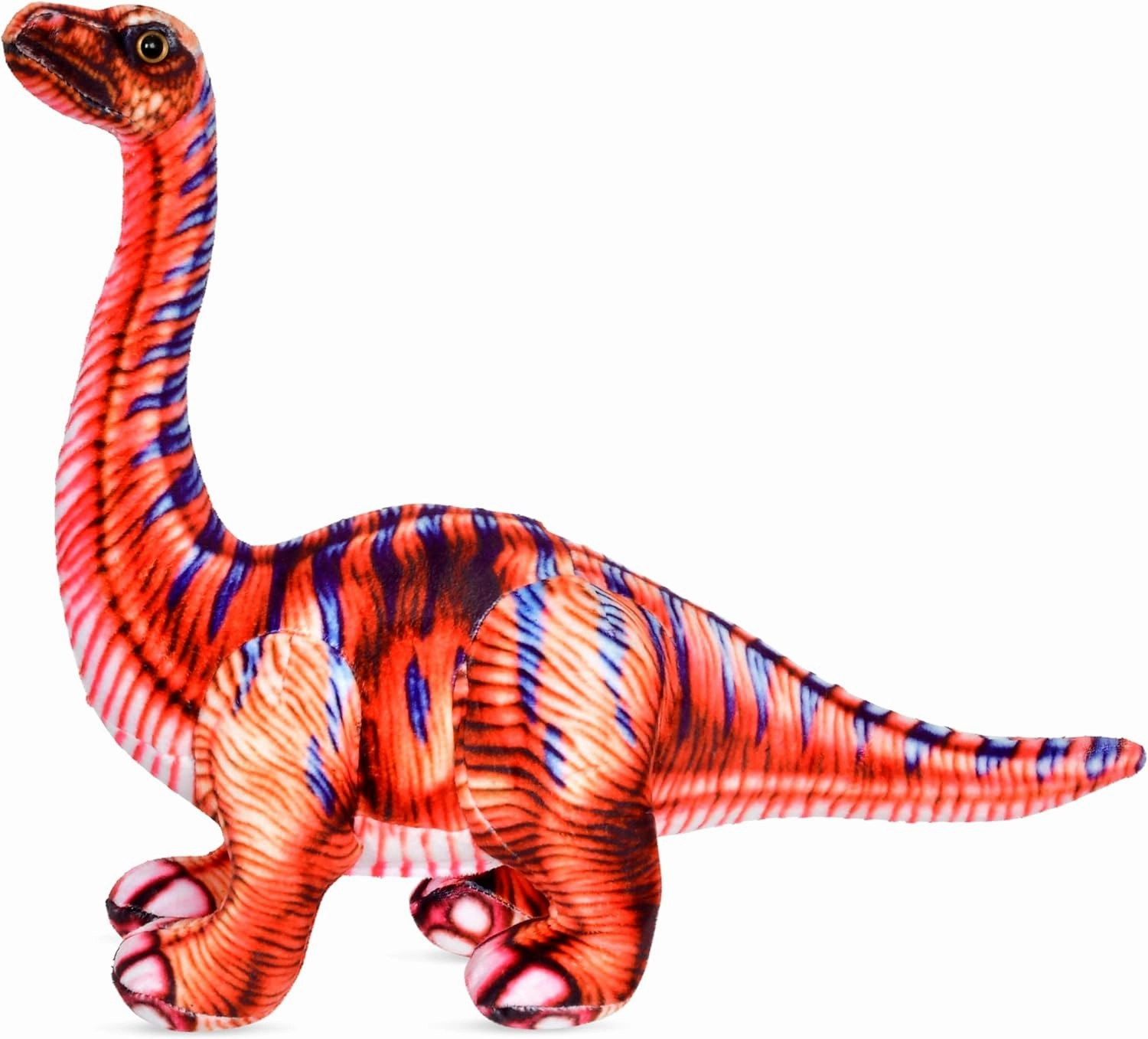 iscream Dinosaur Buddies Plush 14" x 12" Brontosaurus Toy with Roaring Sound