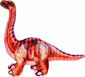 iscream Dinosaur Buddies Plush 14" x 12" Brontosaurus Toy with Roaring Sound