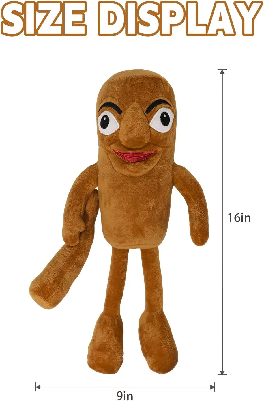 Italian Brainrot Tung Tung Tung Sahur 18inch Tung Tung Tung Sahur Toy Gift,Cute Stuffed Figure Doll for Kids and Adults Brush