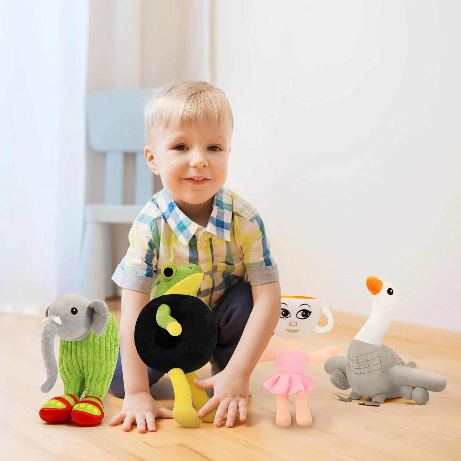 Italian Brainrot Plush – Funny Tung Tung Tung Sahur Stuffed Toy for Fans, Collectors, and Gamers – Unique Gift for Kids and Adults (Bombombini Gusini)