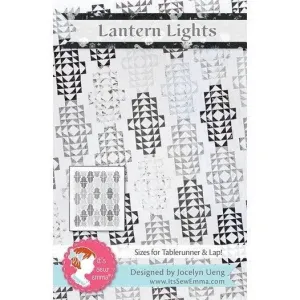 It’s Sew Emma Lantern Lights Quilt Pattern - 2 Size Variations Per Pattern