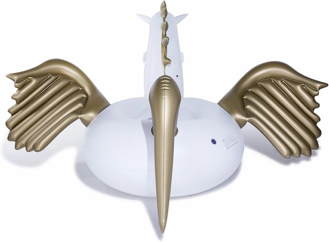Jasonwell Giant Inflatable Pegasus Pool Float with Fast Valves Summer Beach Swimming Pool Floatie Lounge Floating Raft Outdoor Party Decorations Toys for Adults Kids (XXXL)