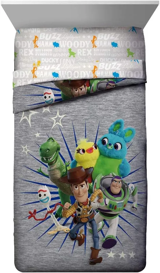 Jay Franco Disney Pixar Bed Set, Full, Toy Story 4