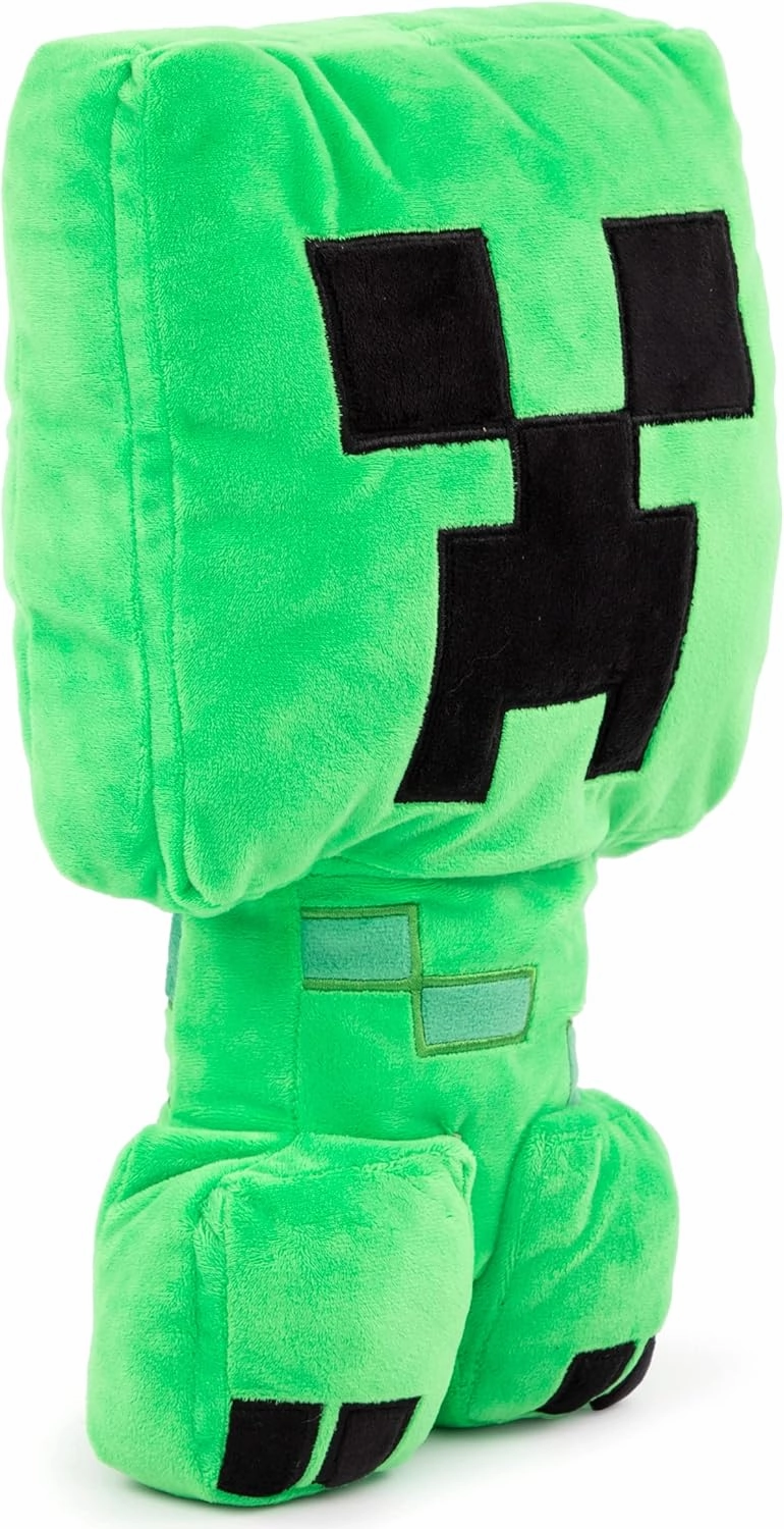 Jay Franco Minecraft Plush Stuffed Creeper Pillow Buddy - Super Soft Polyester Microfiber, Measures 16 inches x 8 inches