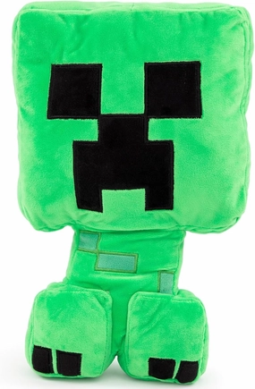 Jay Franco Minecraft Plush Stuffed Creeper Pillow Buddy - Super Soft Polyester Microfiber, Measures 16 inches x 8 inches