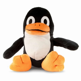 Jeffers Plush Penguin Squeaker Dog Toy