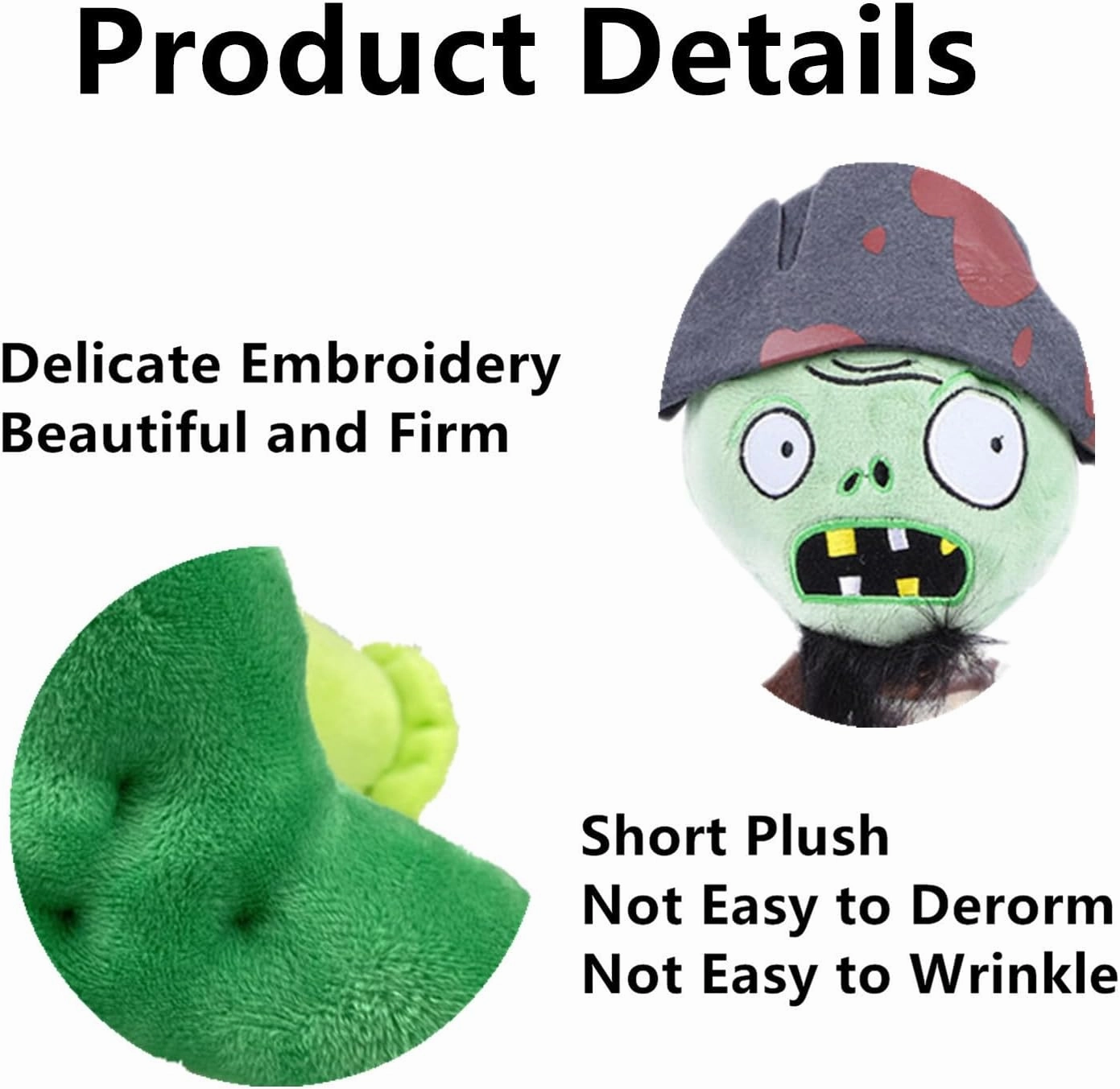 JHESAO Plants and Zombies PVZ Plush 16 PCS Random Different Types Zombies Toys PVZ Plushies 1 2 Stuffed Soft Doll PVZ Toy New